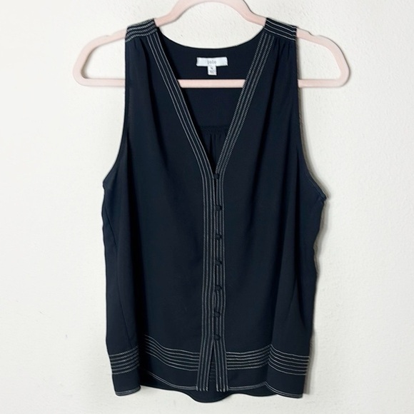 Joie Tadita Sleeveless Tank Shirt Size M black - Picture 1 of 7
